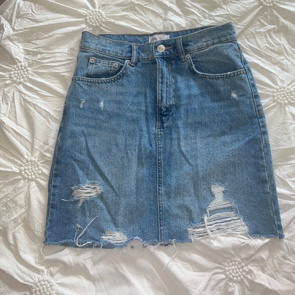 Zara Denim Skirt